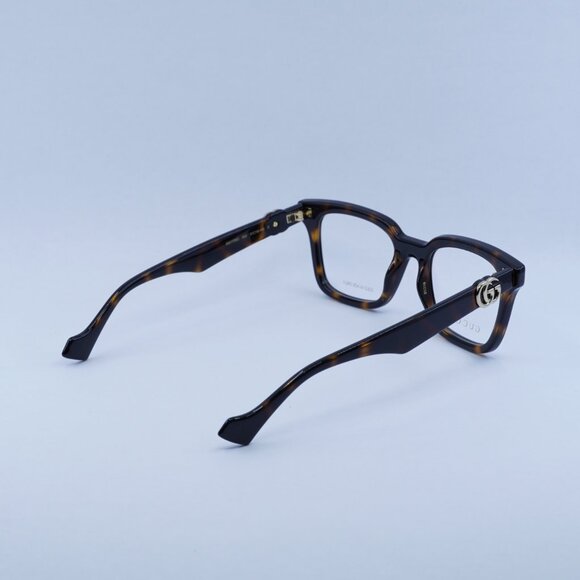🕶️ New Gucci GG1728O 002 Eyeglasses - Dark Havana Frame - Picture 11 of 12